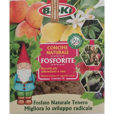 A06016 - BIOKI - FOSFORITE (POLVERE DI ROCCIA) | 900gr