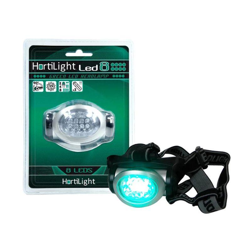 HLL8 - HORTILIGHT - GREEN LED 8 | LAMPADA FRONTALE VERDE PER VISIONE NOTTURNA
