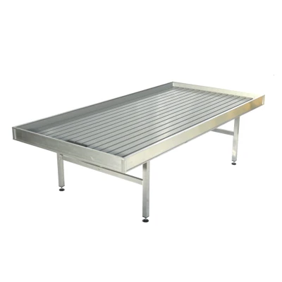 120X250TAV - VASSOIO DANESE DRENANTE STAIL&PLAST PER LA COLTIVAZIONE  1,2X2.50M CON STRUTTURA