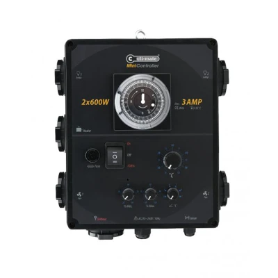 MG3 - CLI-MATE MINI-CONTROLLER 2 LAMPADE 600W VENTILAZIONE E RISCALDAMENTO