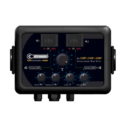 TWH12 - CLI-MATE TWIN CONTROLLER HUMI TEMPERATURA E UMIDITA' 24A