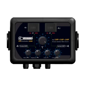 TWH12 - CLI-MATE TWIN CONTROLLER HUMI TEMPERATURE AND HUMIDITY 24A