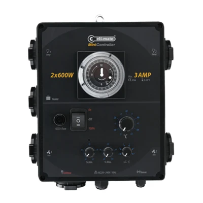 MH3 - CLI-MATE - MINI CONTROLLER | LUCI 2X600W  TEMPERATURA  |  3A