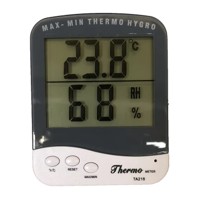 TERMIGRTA218 - TERMOIGROMETRO DIGITALE CON DISPLAY GRANDE | CON SONDA 1,5m