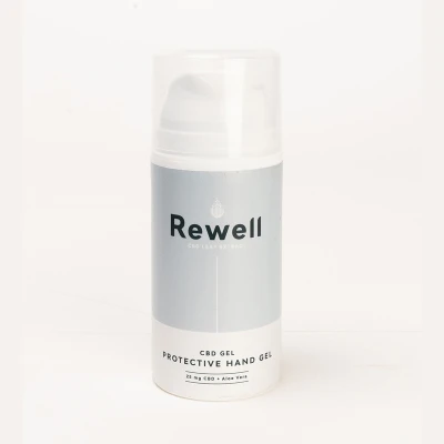 RE005 - REWELL - CBD PROTECTIVE HAND GEL | 100ml 25mg CBD + ALOE VERA