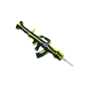 MAEX0151 - QNUBU - NECTAR COLLECTOR "AK47" IN SILICONE CON PUNTA IN TITANIO | 24 CM