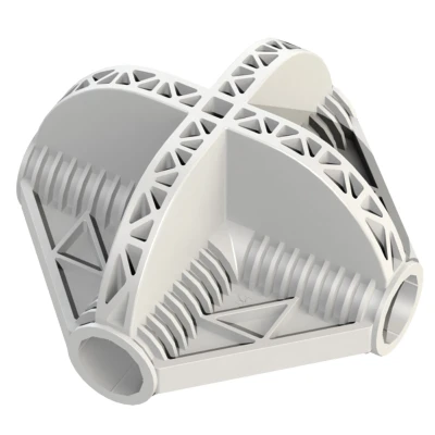 C30XR300 - SECRET JARDIN - ANGOLO COLLEGAMENTO A 4 ASSI FORMA X | Ø 30mm