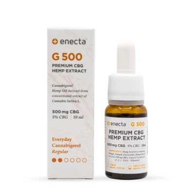 EG500 - ENECTA - OLIO DI CANAPA AL CBG | 500mg CBG 10ml