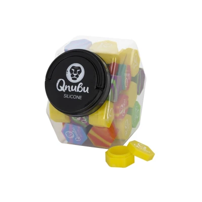 MAEX0165 - QNUBU - CONTENITORI IN SILICONE CON DISPLAY | ESAGONO 26ml 40pz