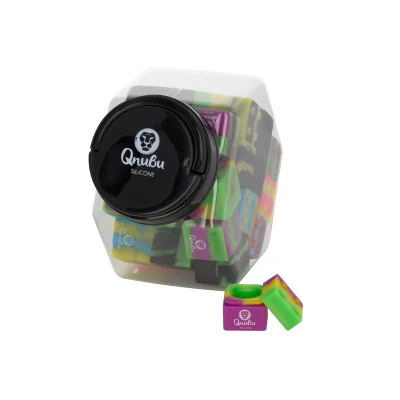 MAEX0159 - QNUBU - CONTENITORI IN SILICONE CON DISPLAY | CUBO 9ml 35pz