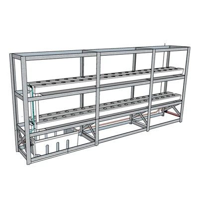 VF443225 - INDOORLINE - VERTICAL FARM 80 BASIC | 420x60x200h cm