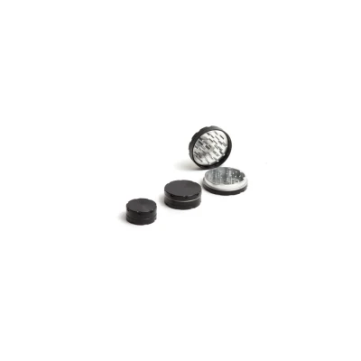 912176 - GRINDER DE LUXE ALLUMINIO 40MM 2 PARTI NERO