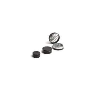 912178 - GRINDER DE LUXE ALLUMINIO 50MM 2 PARTI NERO