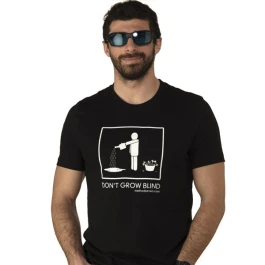 M7BLINDM2G - METHODE SIEBEN - T-SHIRT "DON'T GROW BLIND 2" GRÖSSE M VORDERSEITE-RÜCKSEITE GRAFIK