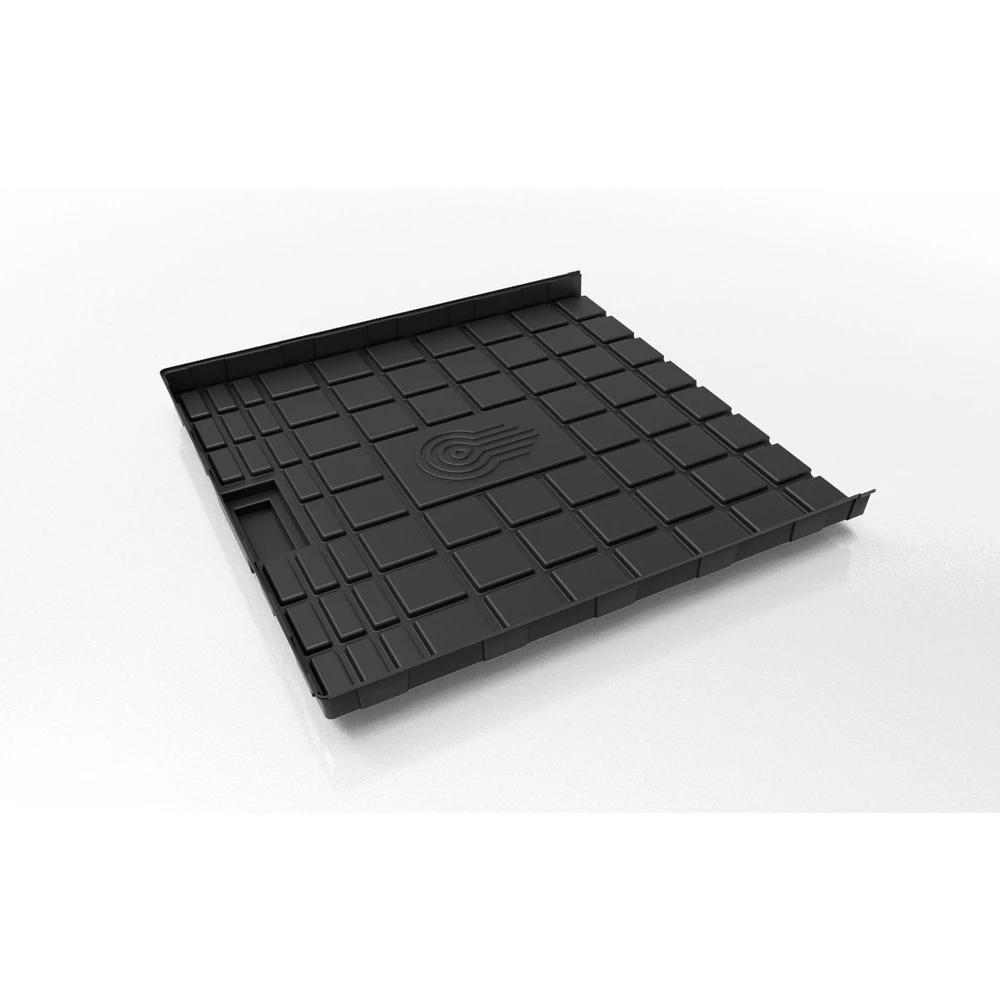 ILMRBSTF120 - HYDROLABHYDROPONICS - SCHWARZ ABS MODULAR ABTROPFSCHALE 120X120X10H CM