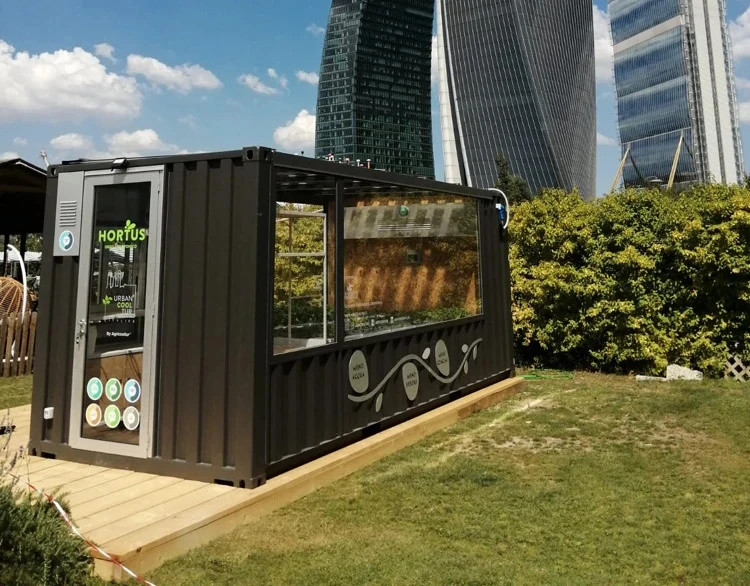 HORSTOR - AGRICOOLTUR - HORTUS STORE 30 | TRANSPORTABLE URBAN CULTIVATION MODULE