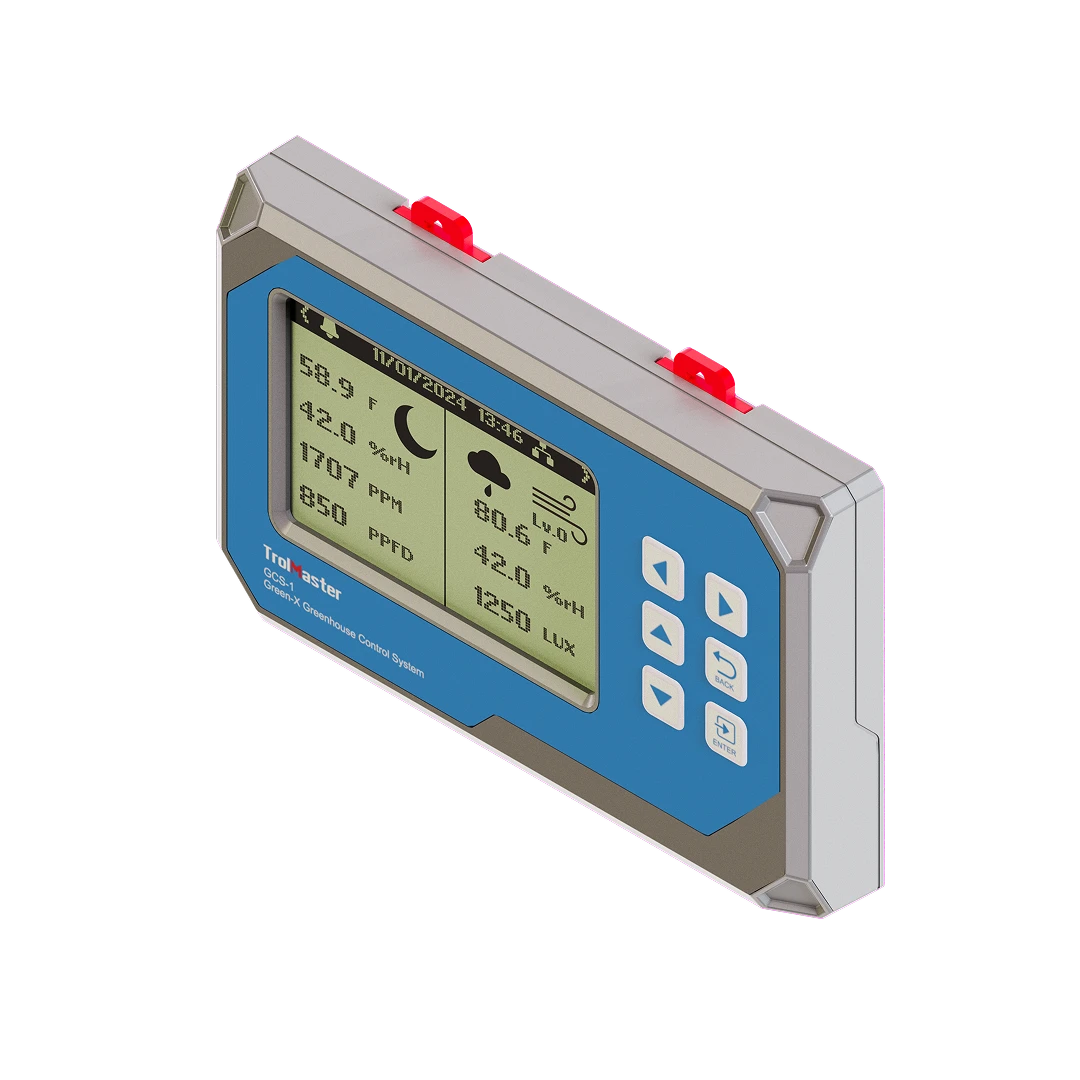 GCS-1 - TROLMASTER - GREEN-X GREENHOUSE CONTROLLER GCS1 4-IN-1 (TEMP, HUMI, LIGHT, CO2)