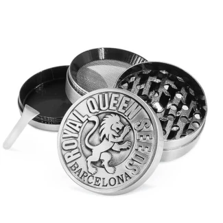 ROYAL QUEEN SEEDS - METAL EMBOSSED GRINDER | 52mm