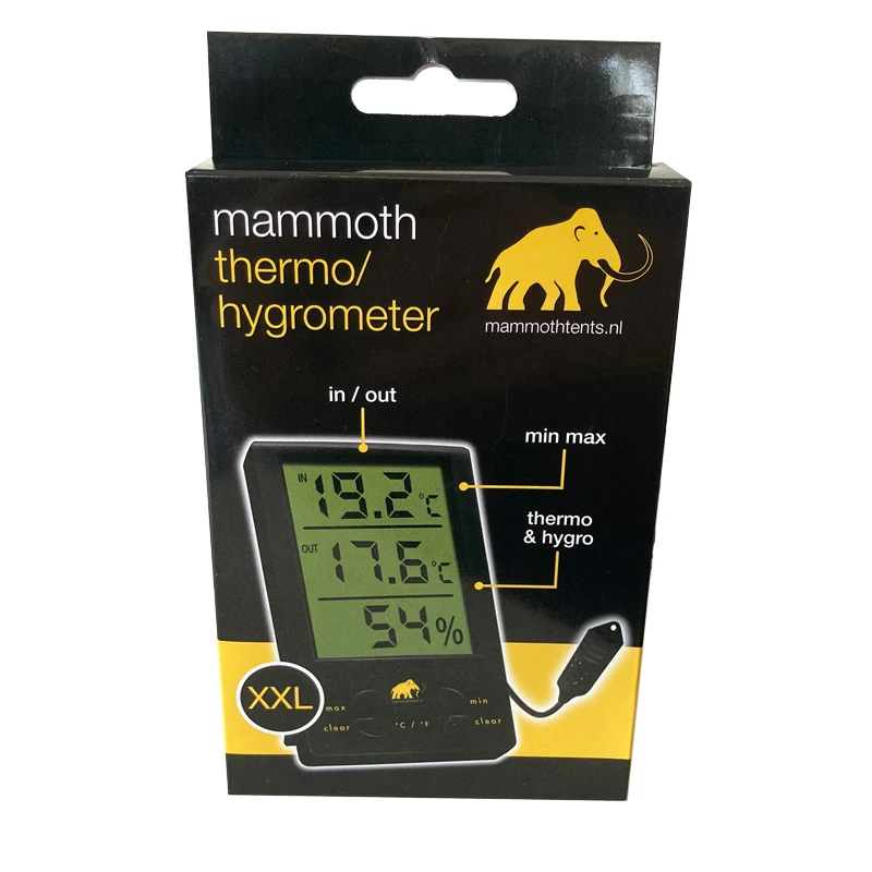 MMTHHYXL - MAMMOTH - DIGITAL THERMO-HYGROMETER XXL MIN/MAX WITH PROBE