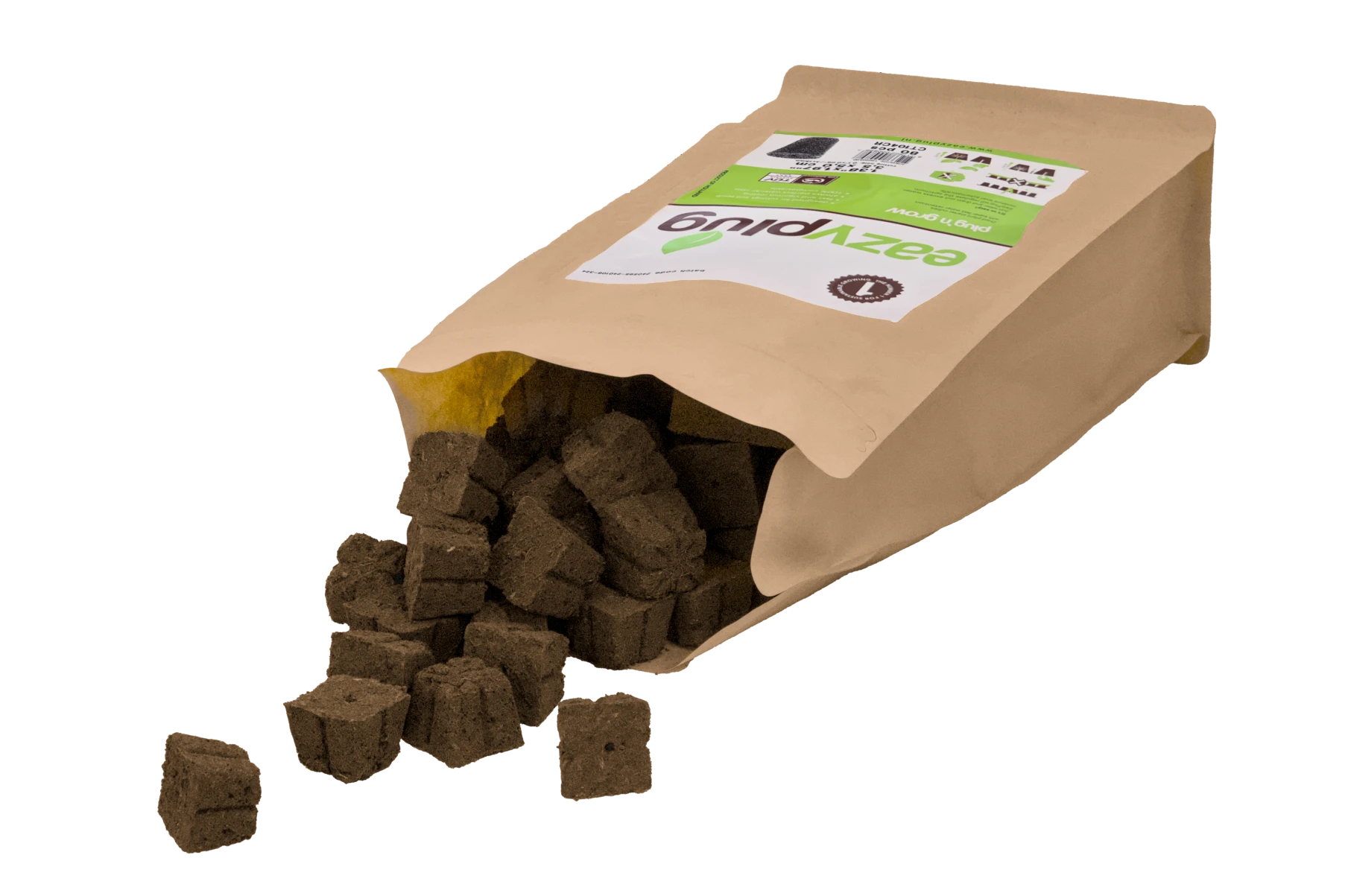 EAZY77B50 - HGA GARDEN - BOLSA EAZY PLUG CT77 50 piezas | 3,5x3,5x3h cm