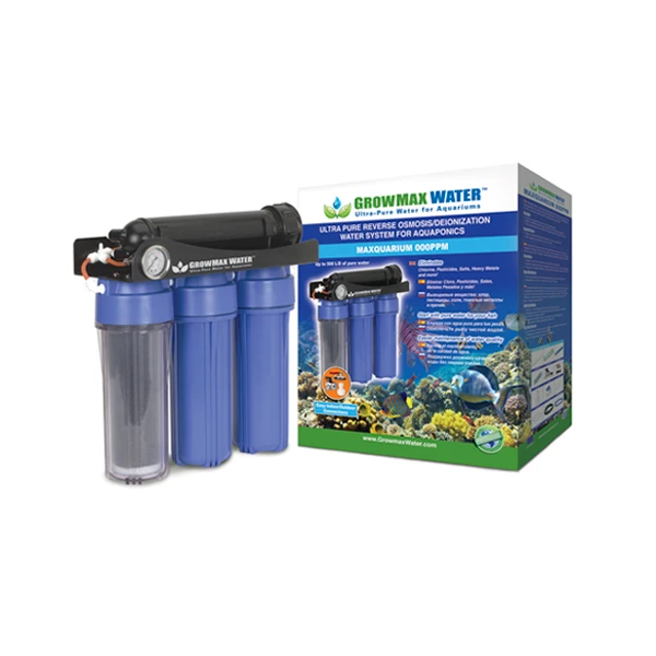 MAXQUARIUM - GROWMAX AGUA - MAXQUARIUM 000PPM 500L/DÍA FILTRO DE OSMOSIS INVERSA Y DESIONIZADOR