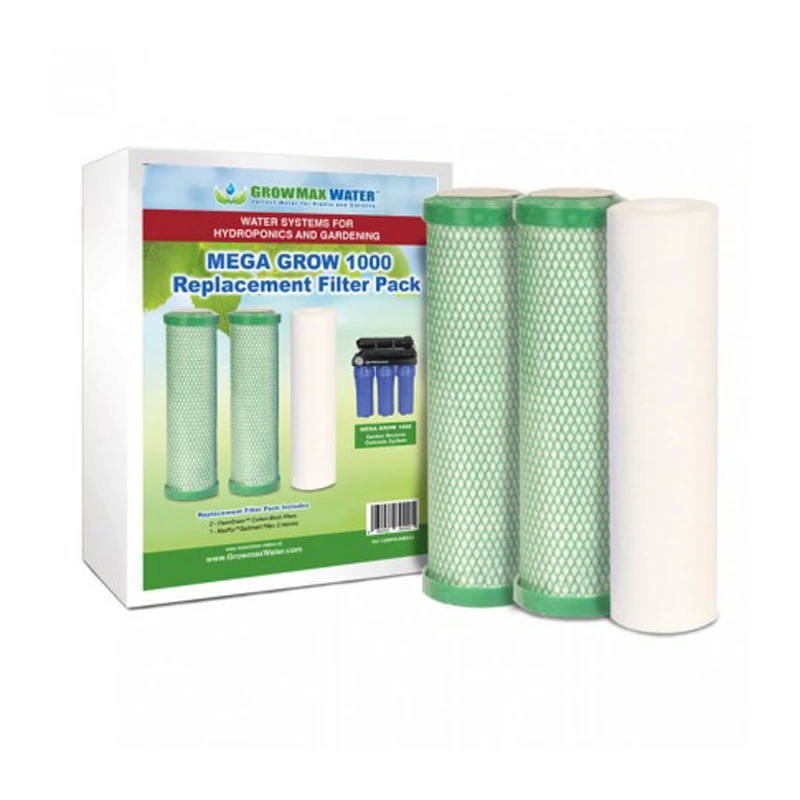 GMWPACKMEGA - GROWMAX WATER - FILTROS DE RECAMBIO PARA MEGAGROW 1000L/DIA