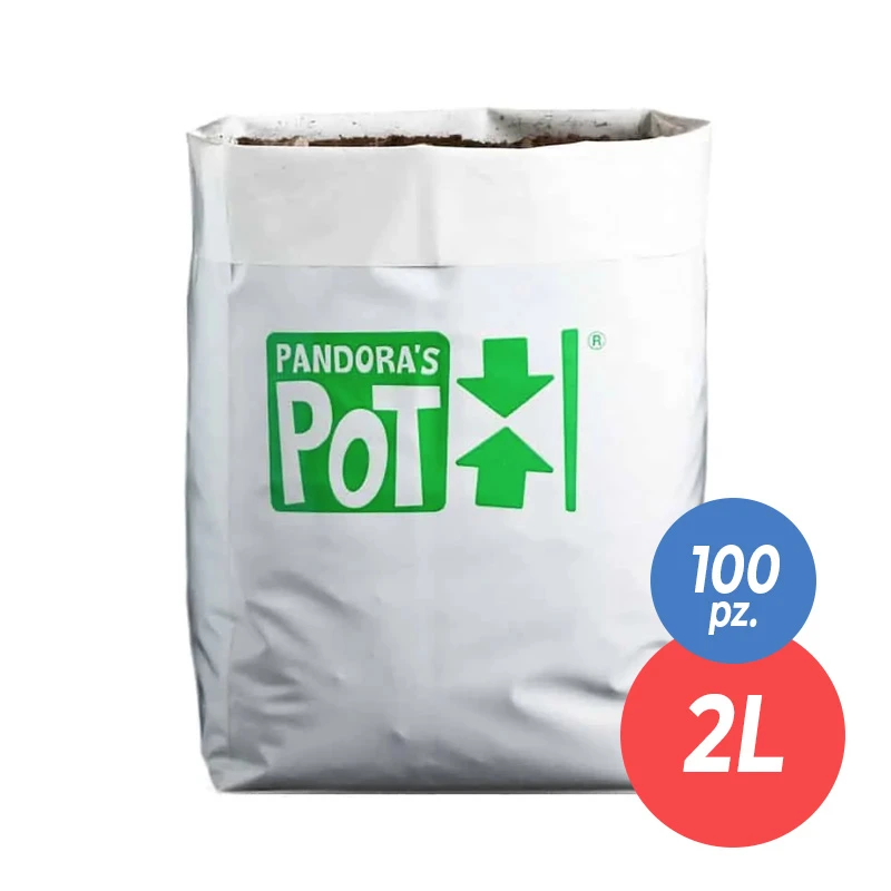 PP2L100 - PANDORA'S POT - Pot en plastique léger 100pcs. | 10x12x30h cm - 2L