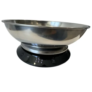 QNUBU - EQUAL BOWL | BILANCIA DIGITALE ACCIAIO INOX - MAX 5000 GRAMMI STEP 1G