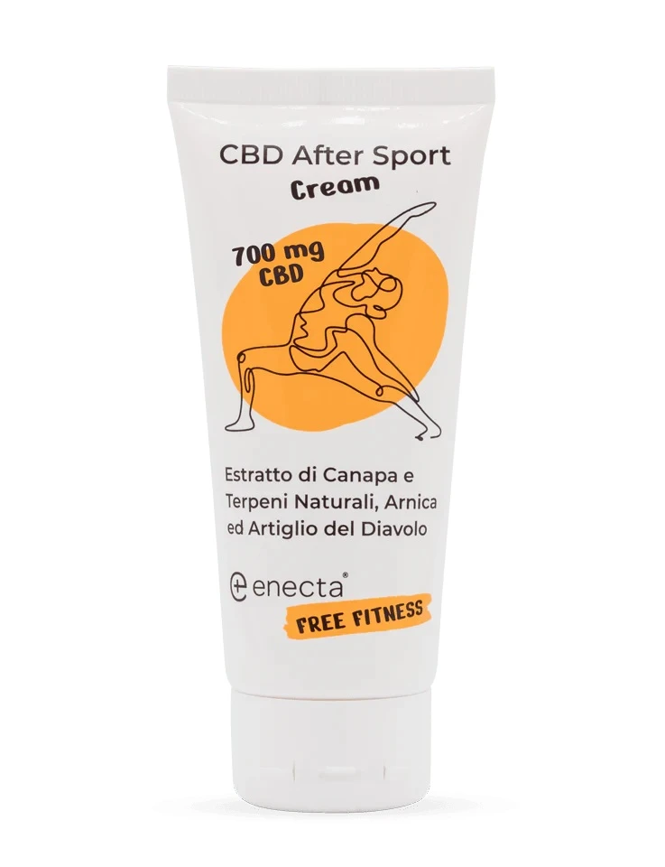 ENAFTER700 - ENECTA - CREMA AFTER SPORT CON ARNICA E CANNABIDIOLO | 700mg CBD | 100ml
