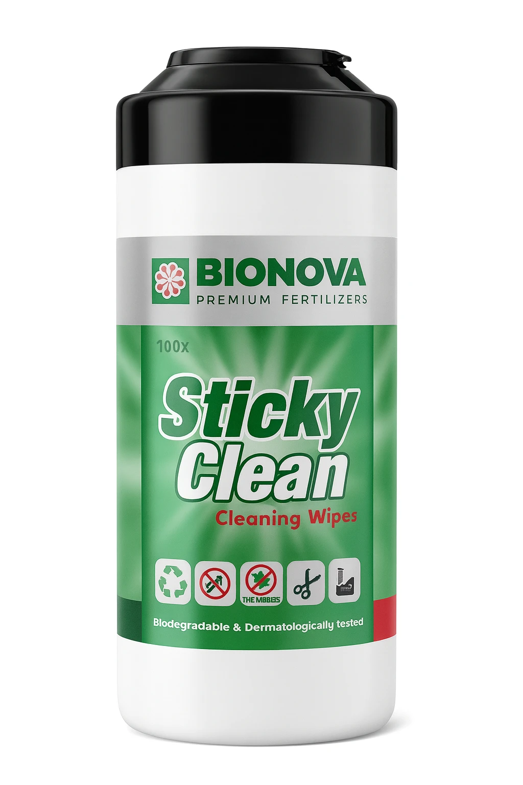 BNST001 - BIO NOVA - STICKY CLEAN SALVIETTE DETERGENTI | CONFEZIONE 100PZ