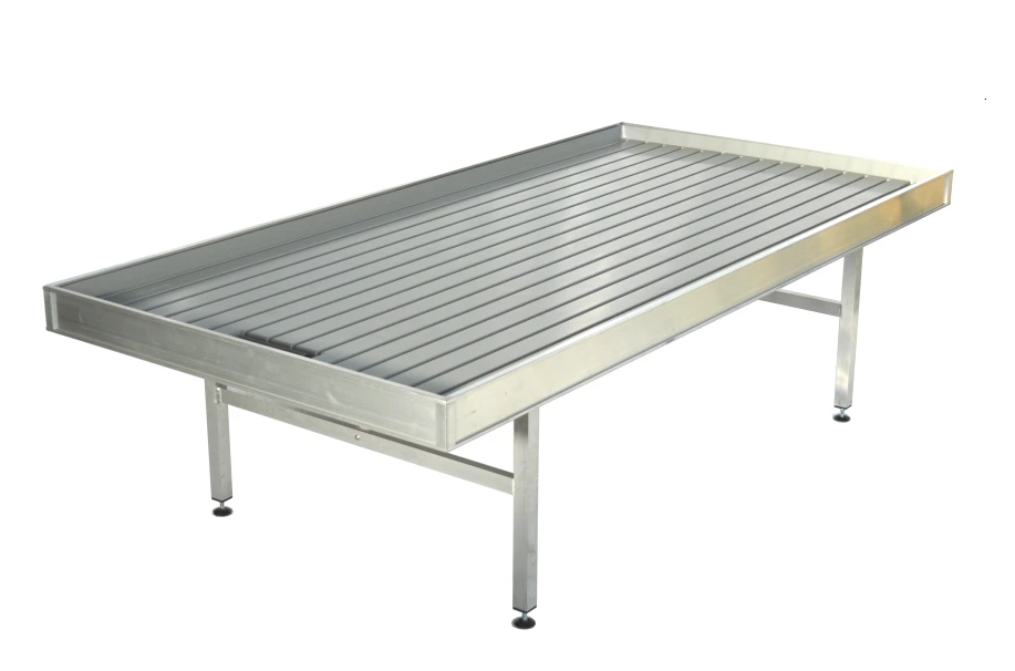 120X250TAV - VASSOIO DANESE DRENANTE STAIL&PLAST PER LA COLTIVAZIONE  1,2X2.50M CON STRUTTURA