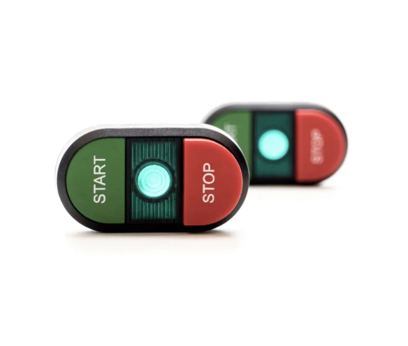 15-0098-00-P - TWISTER - DOPPIO PULSANTE START/STOP PER T2 - 2 PZ. (RICAMBIO)