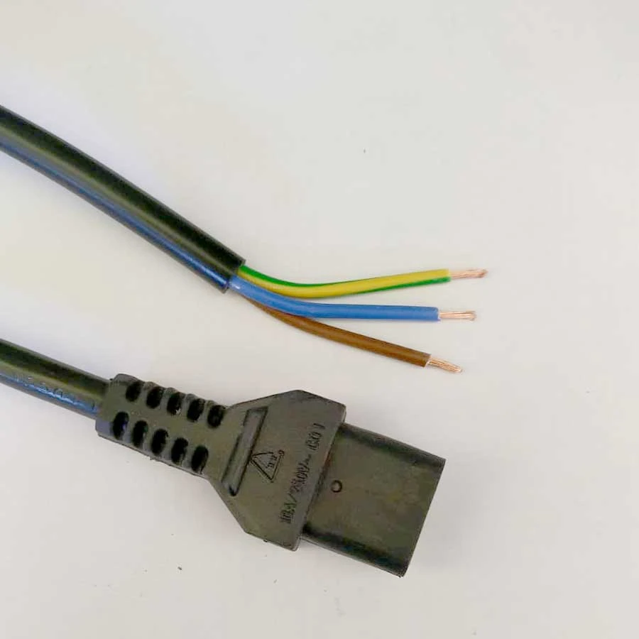 CAH0515CO - CAVO ELETTRICO 3X1,5 LUNGHEZZA 1,5M CON CONNESSIONE IEC FEMMINA E FILI SGUAINATI