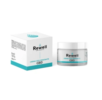 REWELL - CREMA VISO IDRATANTE CON CBD | 50ml 250mg CBD