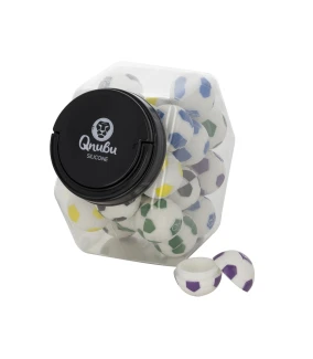 QNUBU - CONTENITORI IN SILICONE CON DISPLAY | PALLA 8ml