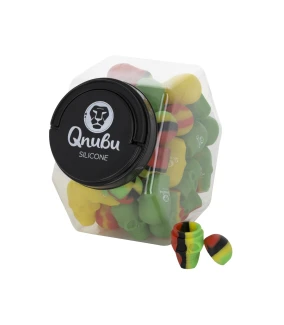 QNUBU - CONTENITORI IN SILICONE CON DISPLAY | SKULL 15ml