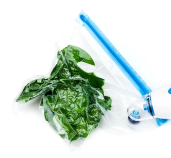 SACCHETTO SOTTOVUOTO PER POMPA DI SOTTOVUTO VACUMAX CON VALVOLA 4 LITRI.