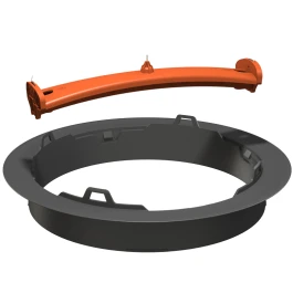 DFM315K - GEHEIMNIS JARDIN - MOBILER ROHRFLANSCH 315MM