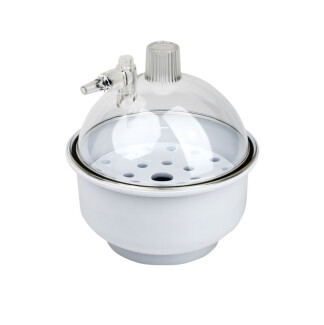 912660 - ESSICCATORE METACRILATO DA LABORATORIO CON VALVOLA | DIAMETRO 15CM