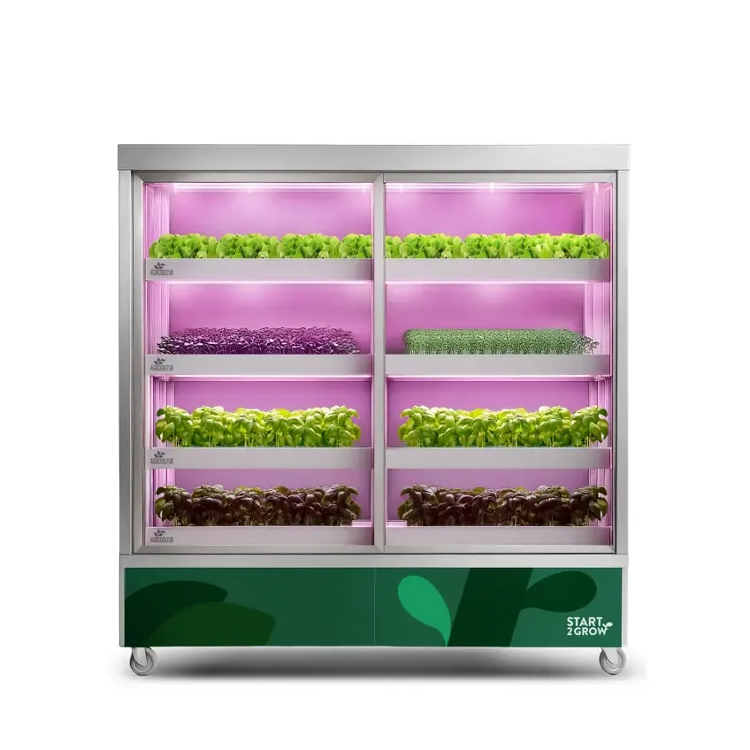 AGR.999.001.002 - START2GROW - SISTEMA IDROPONICO VERTICALE SU RUOTE