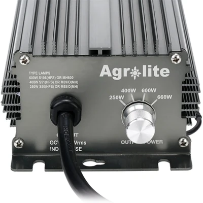 AGRB666 - AGROLITE - BALLAST ELETTRONICO DIMMERABILE QUADRIPOTENZA 250-400-600-660W DEVILIGHT