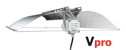 LA55VPROCMH - AZERWING MEDIUM V PRO RIFLESSIONE 95% CON PORTALAMPADA PGZ18 PER CMH/LEC  500X710CM