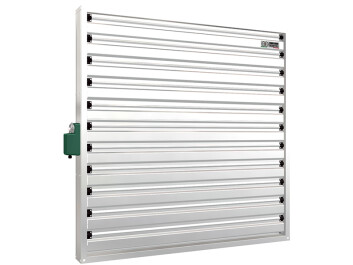 F11E001/56498 - SERRANDA RIPESA ARIA AD ALETTE SOB 53 KD CON SERVOMOTORE SAS2K IN KIT DI MONTAGGIO