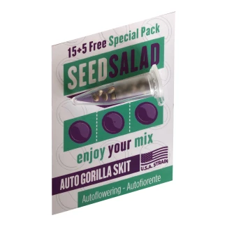 SEX03815PIP - SEEDSALAD - AUTO GORILLA SKIT FEM (USA STRAIN) | 15+5 SEEDS FREE