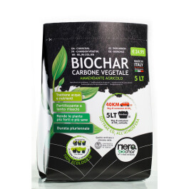 8388766542449 - NERABIOCHAR - BIOCHAR CARBONE VEGETALE | 5L