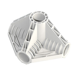 C25KR400 - SECRET JARDIN - ANGOLO COLLEGAMENTO A 4 ASSI FORMA K | Ø 25mm