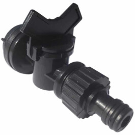 FLEXITAP/1 - AUTOPOT - RUBINETTO CON PASSAPARATIA CON INNESTO RAPIDO PER FLEXITANK