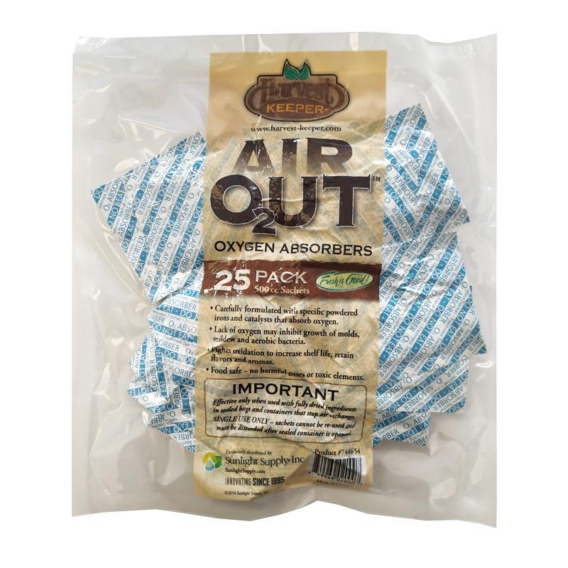 636175 - HARVEST KEEPER - AIR OUT OXYGEN ABSORBER | 25pz. 500cc
