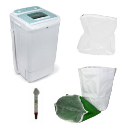 KBUBLARGE2CH - BUBBLEXTRACTOR KIT - LAVATRICE GRANDE CON 2 BORSE CHOCOLIZER