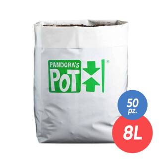 PP8L50 - PANDORA'S POT - VASO IN PLASTICA LEGGERA 50pz. | 15x13x43h cm - 8L
